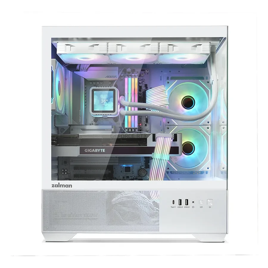 Корпус Zalman CHRONIX V2 White, ATX, белый