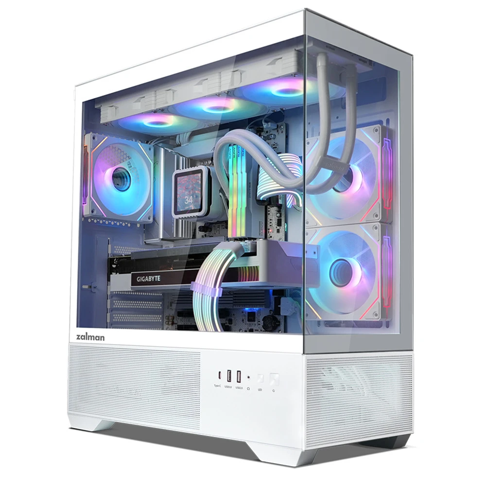 Корпус Zalman CHRONIX V2 White, ATX, белый — 2
