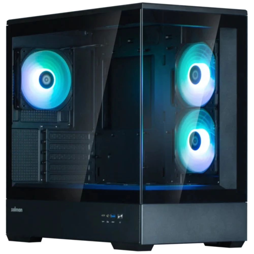 Корпус Zalman P30 Black V2, Micro-ATX, чёрный