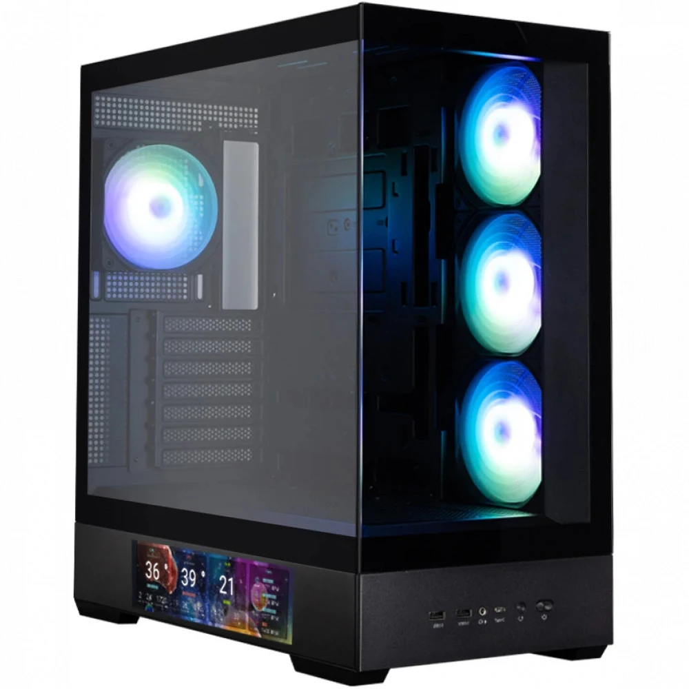 Корпус Zalman P40 DS Black, ATX, чёрный — 2