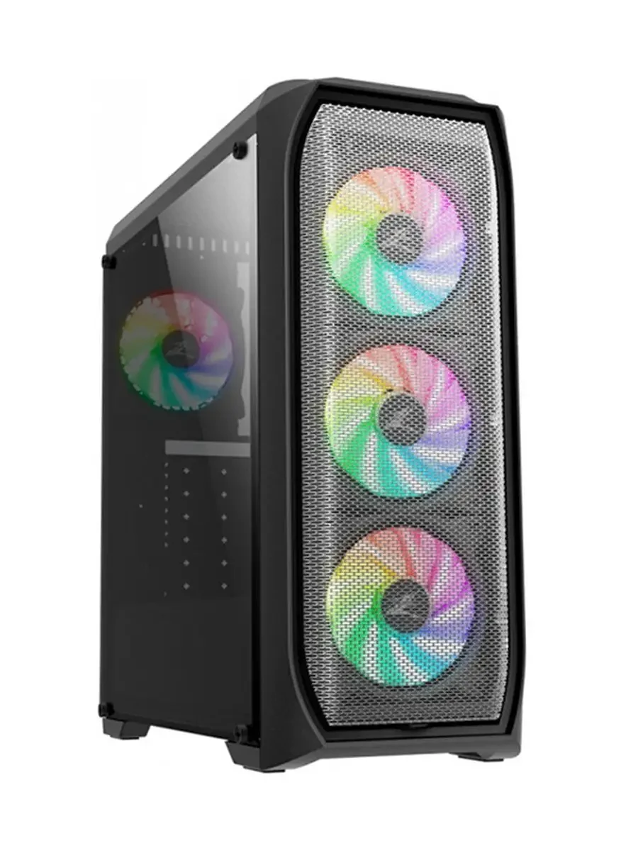 Корпус Zalman N5 MF, Mid Tower, ATX/mATX, 4x12см RGB, черный — 3