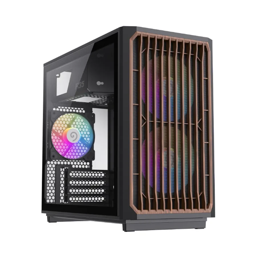 Корпус Gamemax F35 BW, черный, без БП