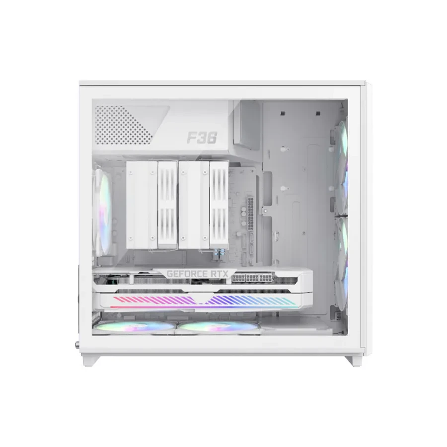 Корпус Gamemax F36 WH, белый, без БП — 2