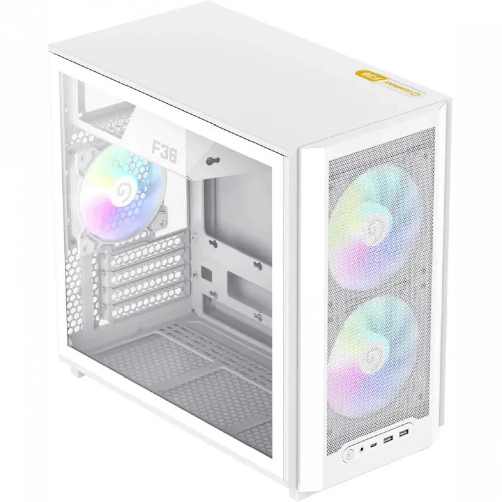 Корпус Gamemax F36 WH, белый, без БП — 5