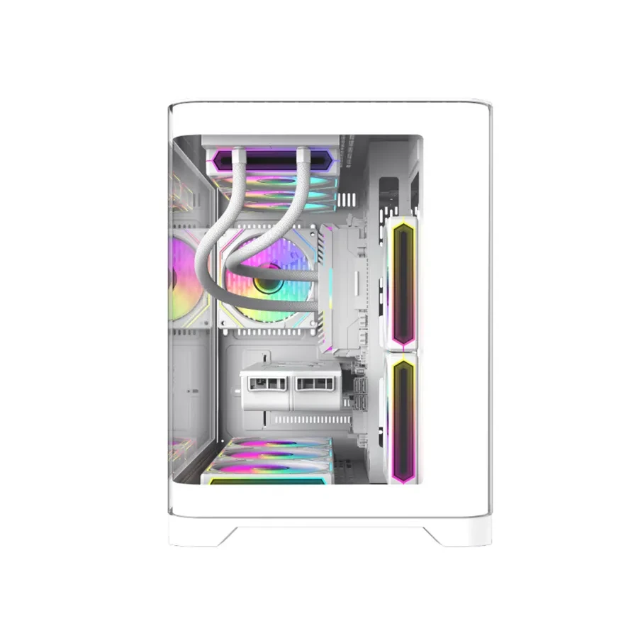 Корпус Gamemax HYPE-M, белый, без БП — 2