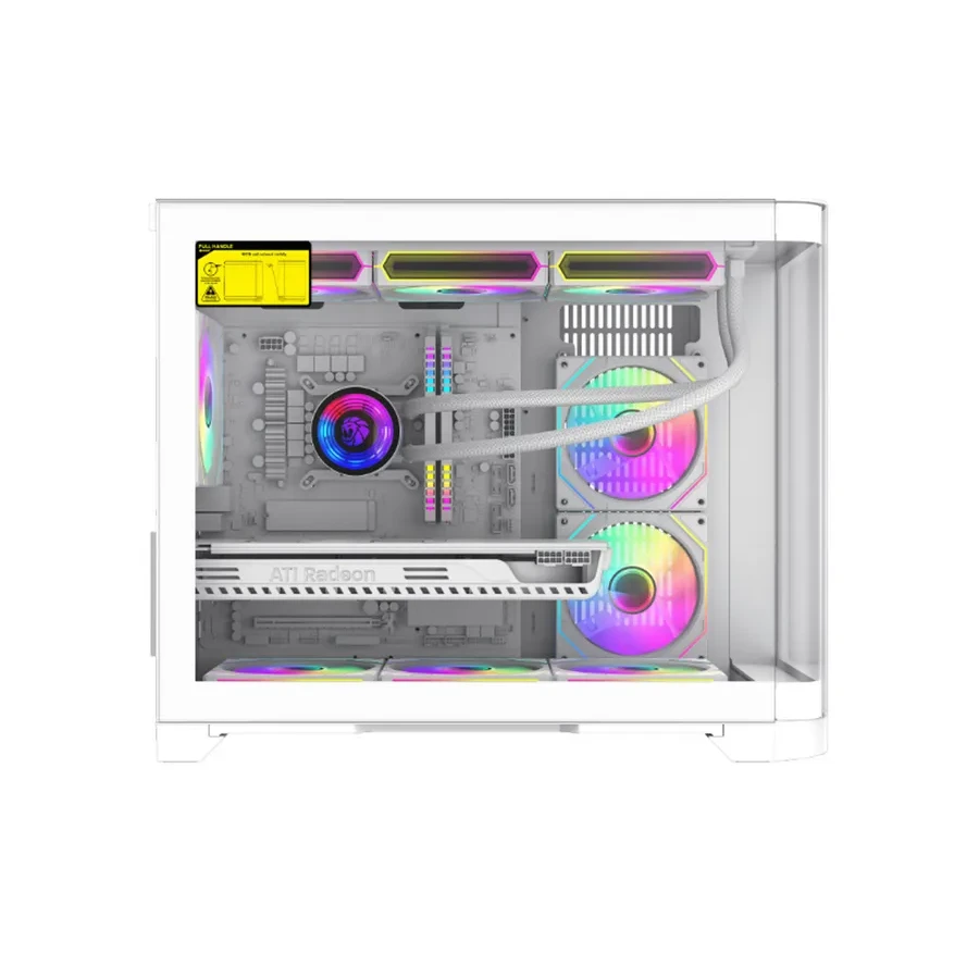 Корпус Gamemax HYPE-M, белый, без БП — 3