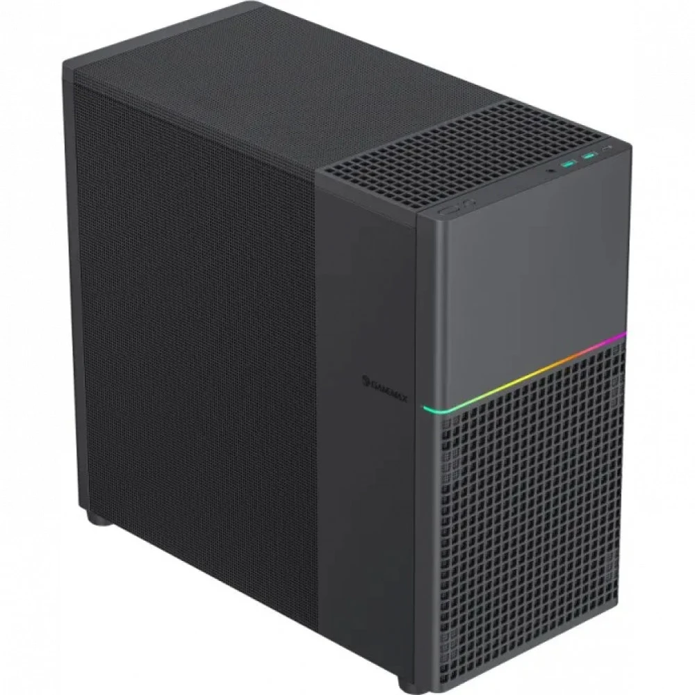 Корпус Gamemax P31 BK, черный, без БП — 4