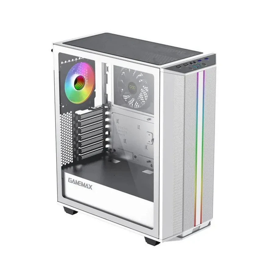 Корпус Gamemax Precision 2, белый, без БП