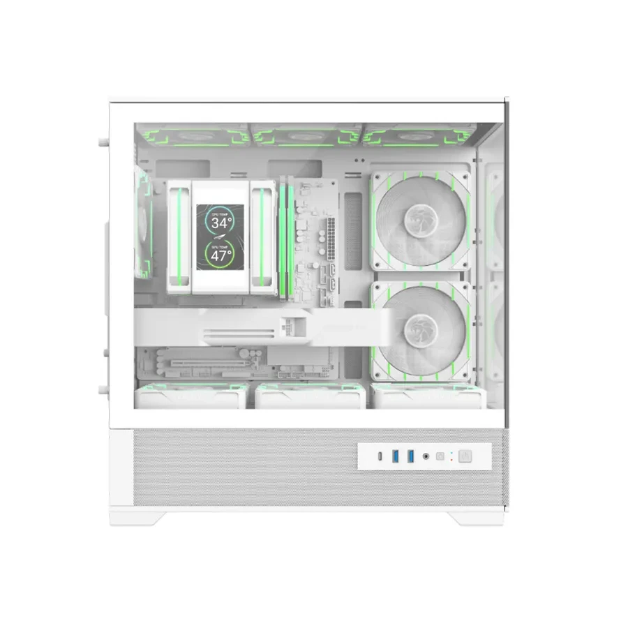Компьютерный корпус Gamemax VISTA 2 MW White — 3