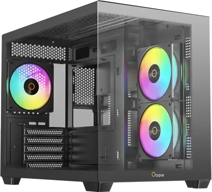 Корпус Ocypus Gamma C54 BK, mATX/ITX, чёрный