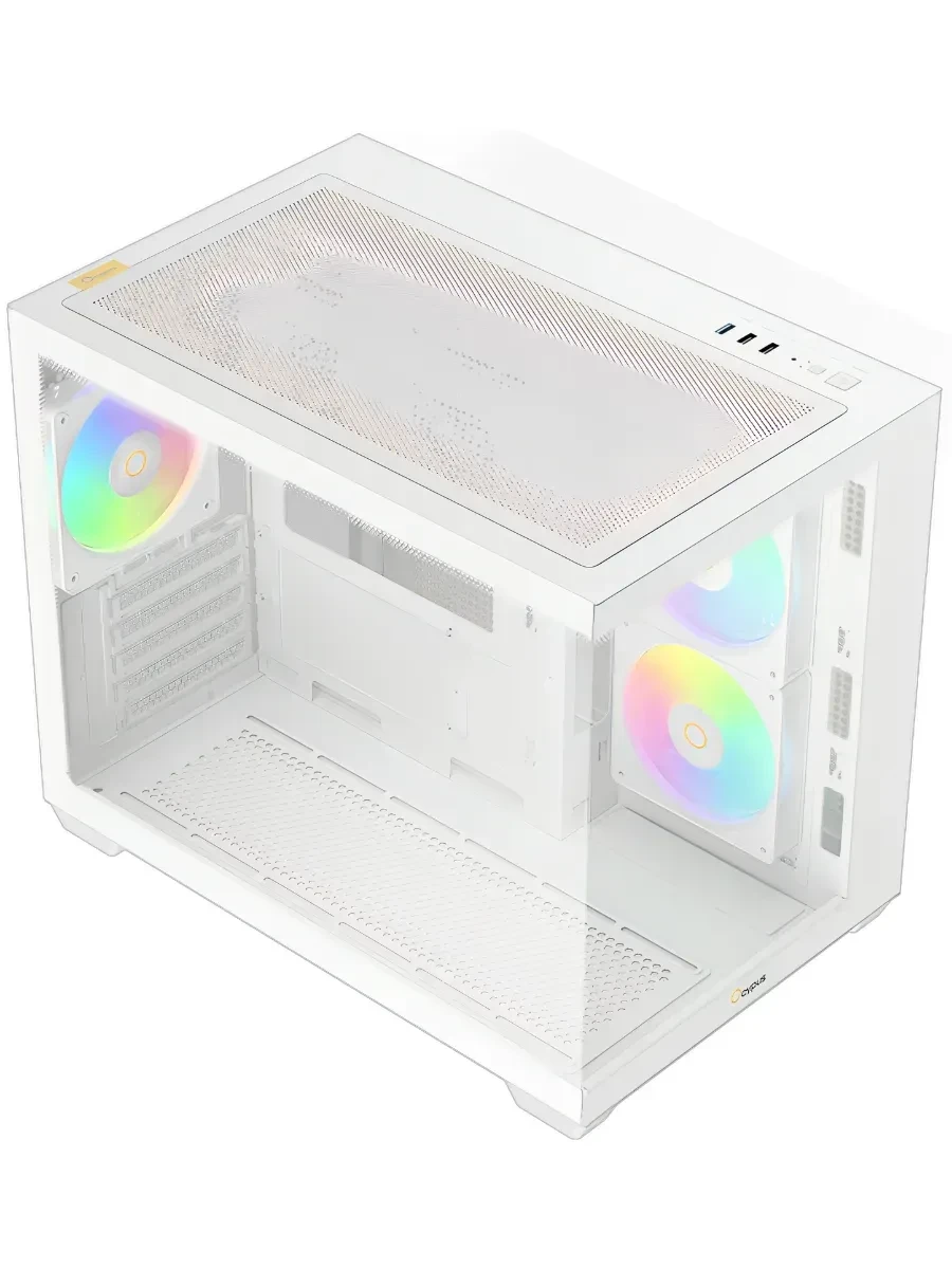 Корпус Ocypus Gamma C54 WH, mATX/ITX, белый — 2