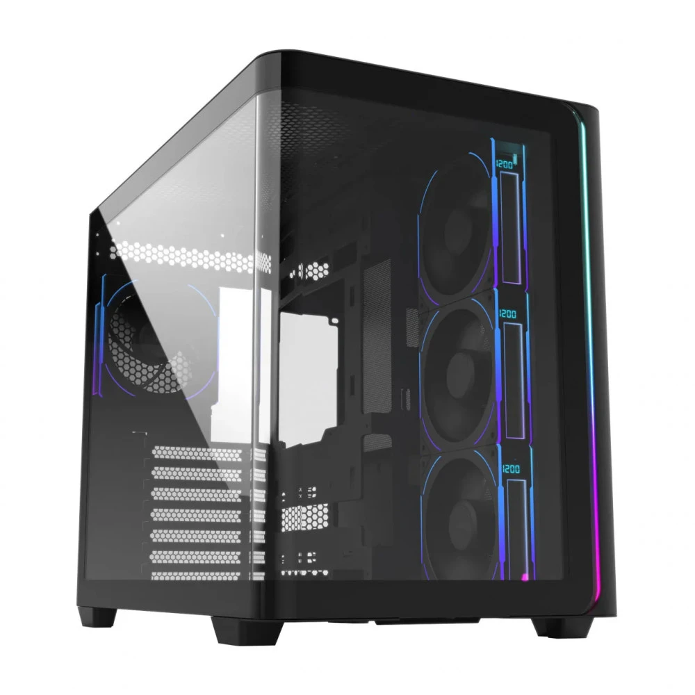 Корпус FSP M580 Plus, ATX, Black, без БП
