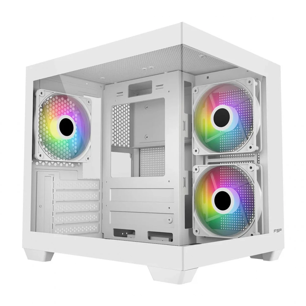 Корпус FSP S140-WA, mATX, White, без БП