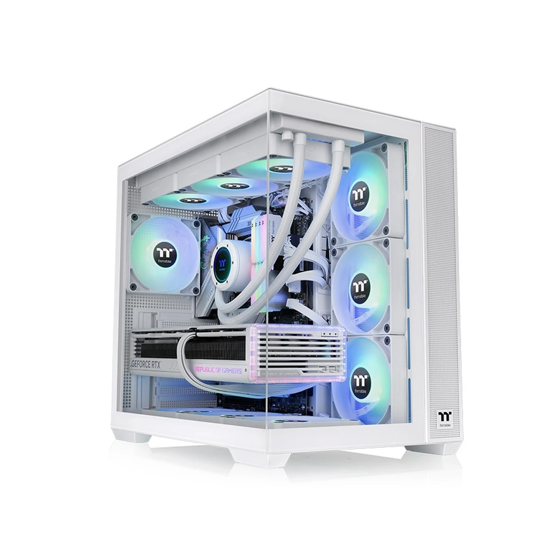 Корпус Thermaltake View 380 TG ARGB, белый
