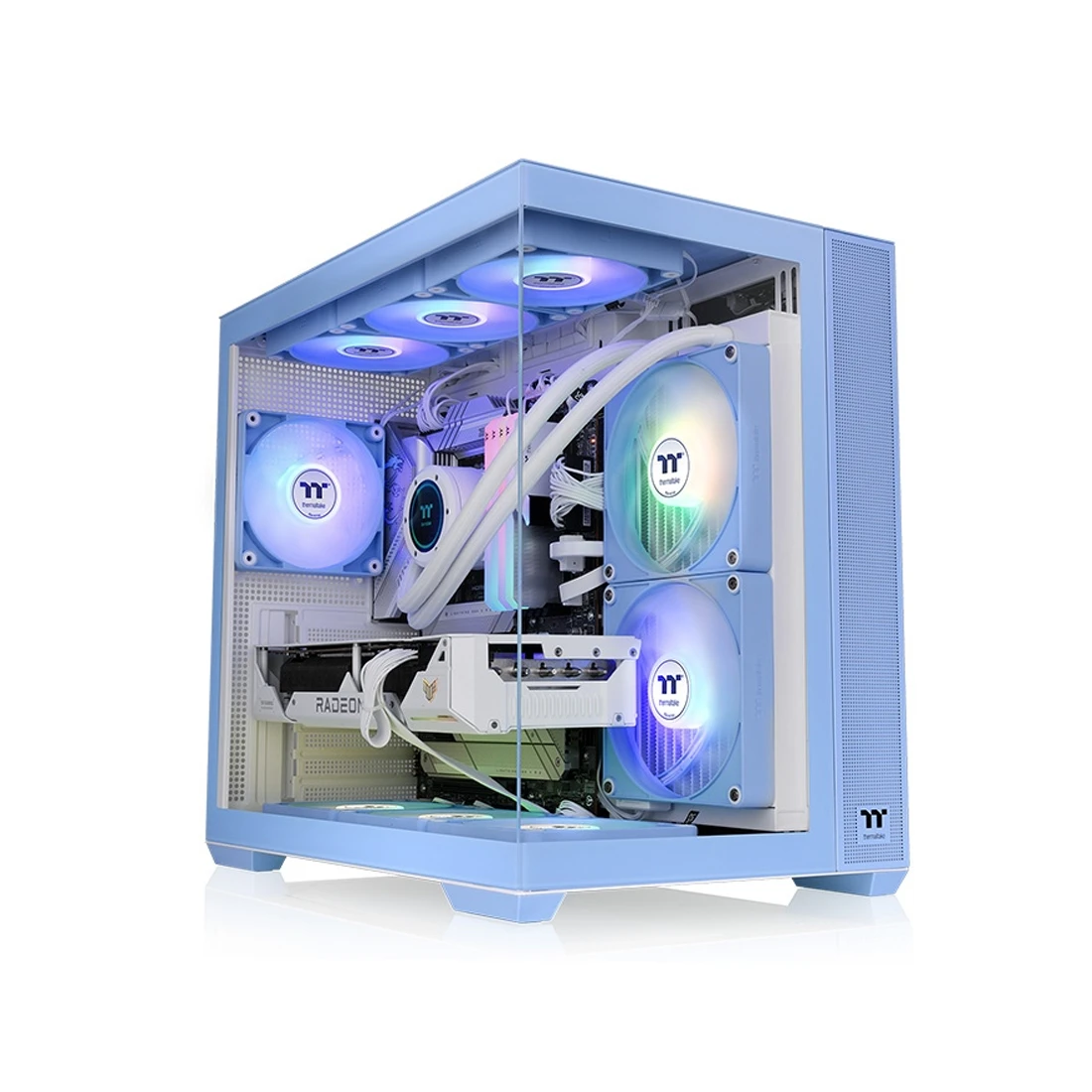 Корпус Thermaltake View 380 TG ARGB Hydrangea Blue