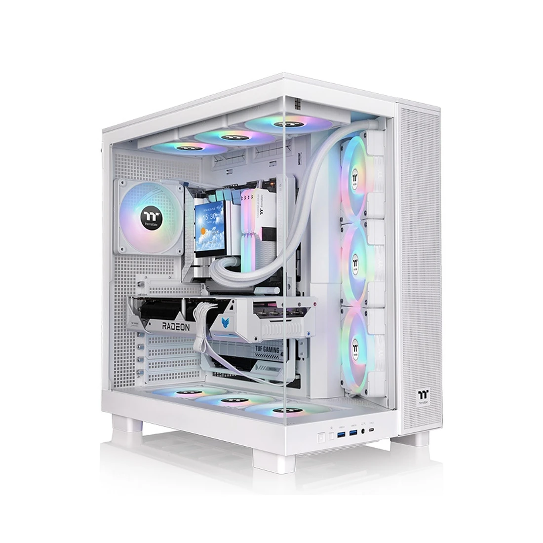 Корпус Thermaltake View 380 XL TG ARGB, белый
