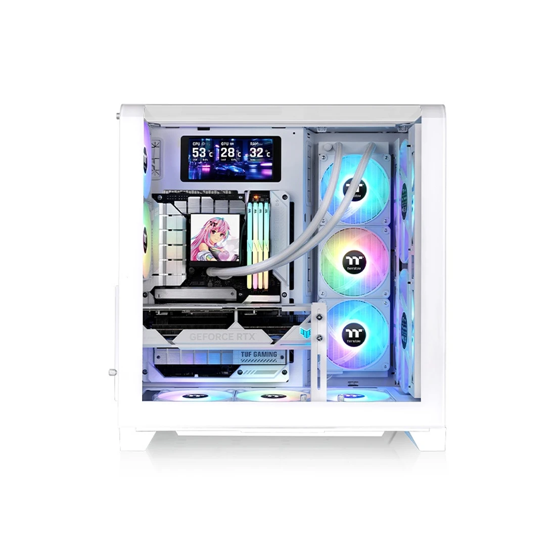 Корпус Thermaltake View 390 Air Snow White — 2