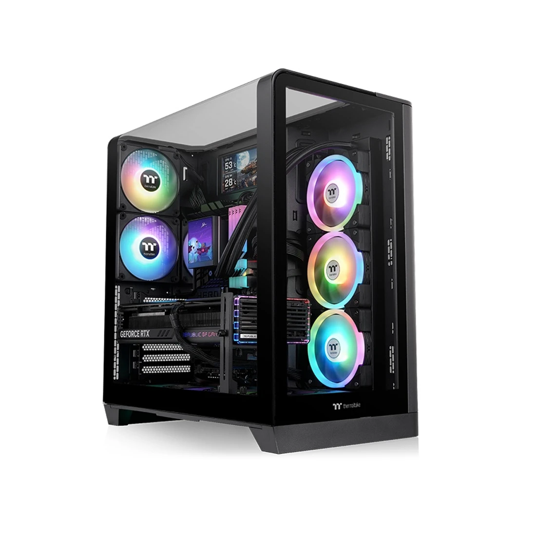 Корпус Thermaltake View 390 TG, черный