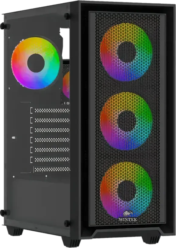Корпус Wintek Apollo 802-B-M TG ATX, ARGB