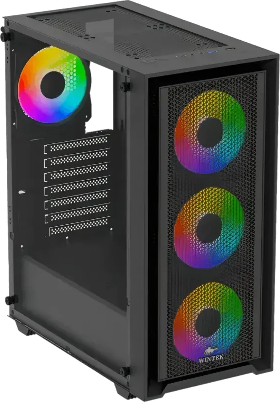Корпус Wintek Apollo 802-B-M TG ATX, ARGB — 3
