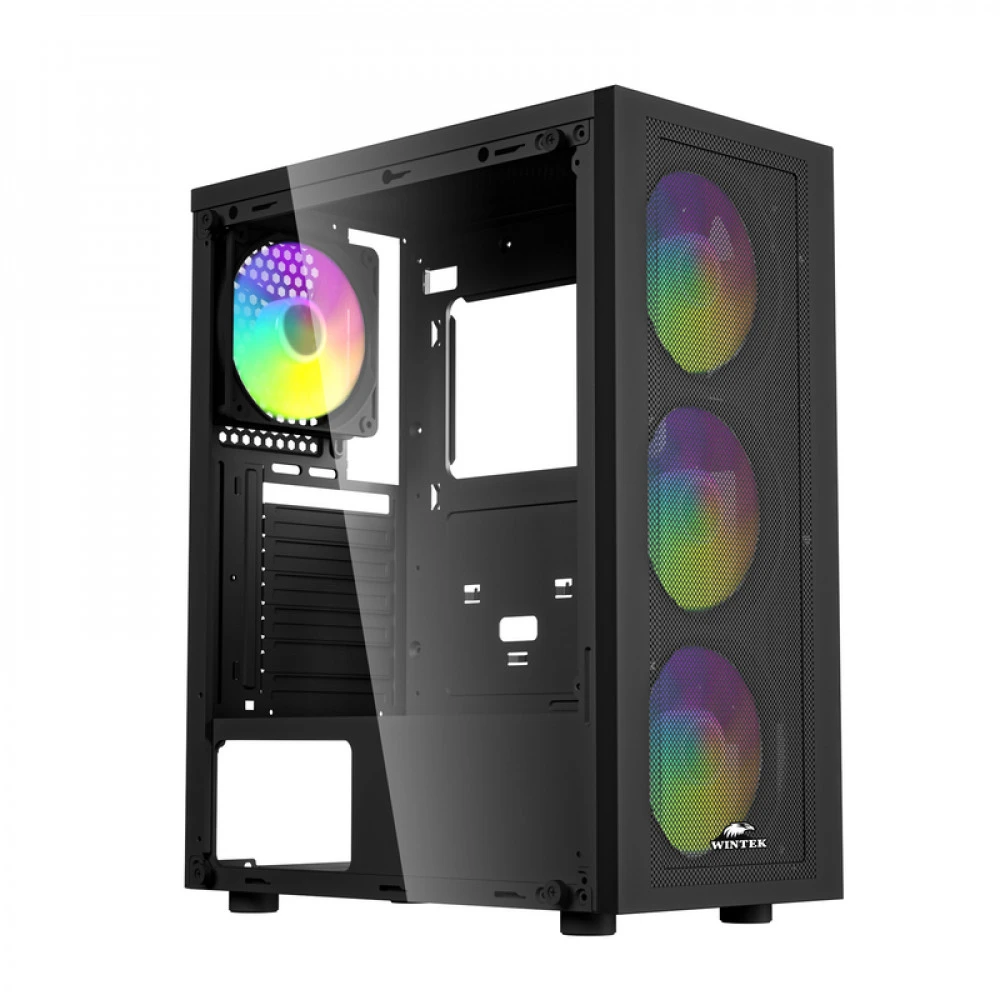 Корпус Wintek Magic L204-B-M TG, черный — 2