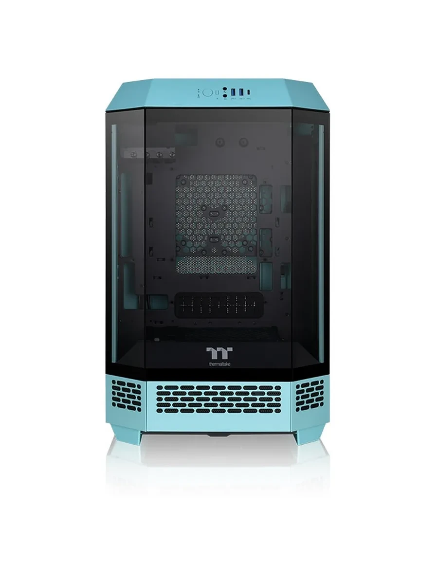 Корпус Thermaltake The Tower 300, бирюзовый — 3