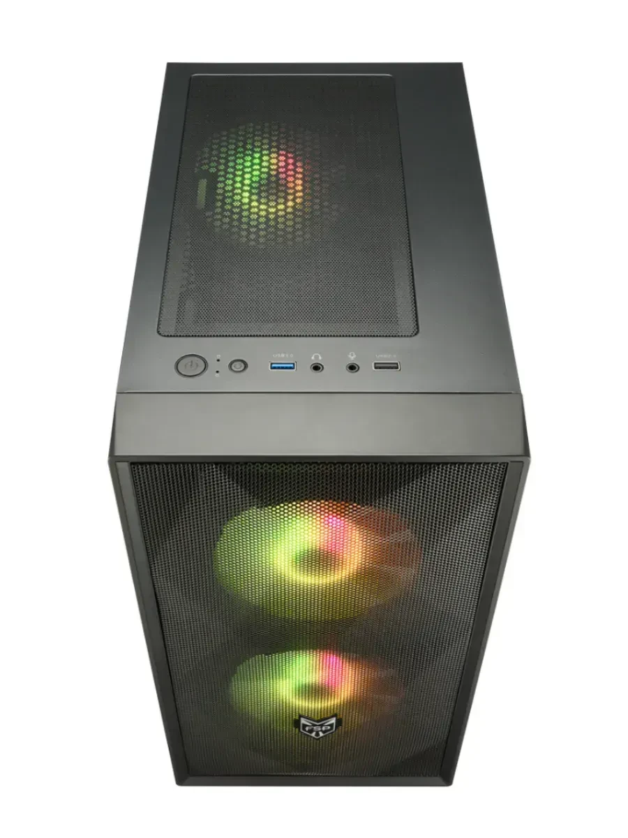 Корпус FSP CST130A M-ATX RGB Glass Black — 4