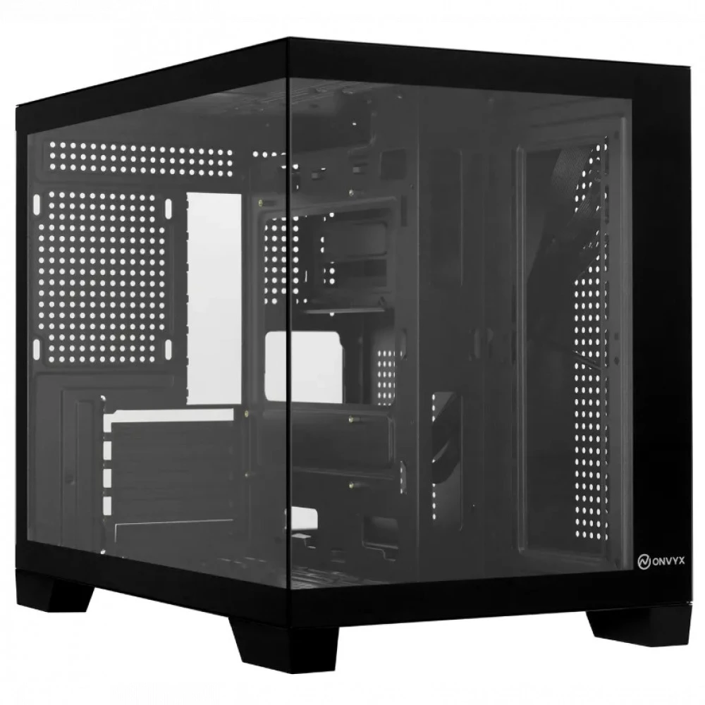 Компьютерный корпус ONVYX PCM420K, Без БП, 1xUSB3.0, 2xUSB2.0, HD-Audio, M-ATX/ITX, Black