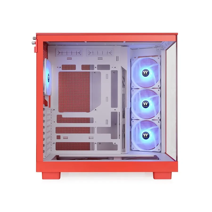 Компьютерный корпус Thermaltake View 380 XL TG ARGB Flaming Orange без Б/П — 3