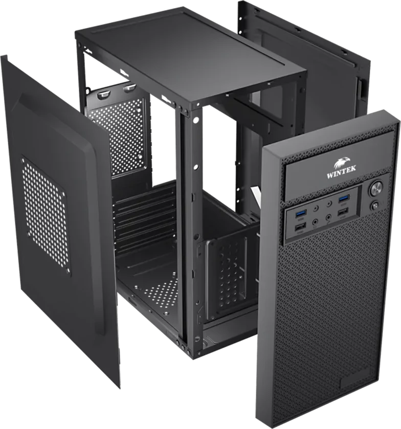 Корпус Wintek K260, 0.45mm, 2xUSB 3.0 + 2xUSB 2.0, MiniTower — 3