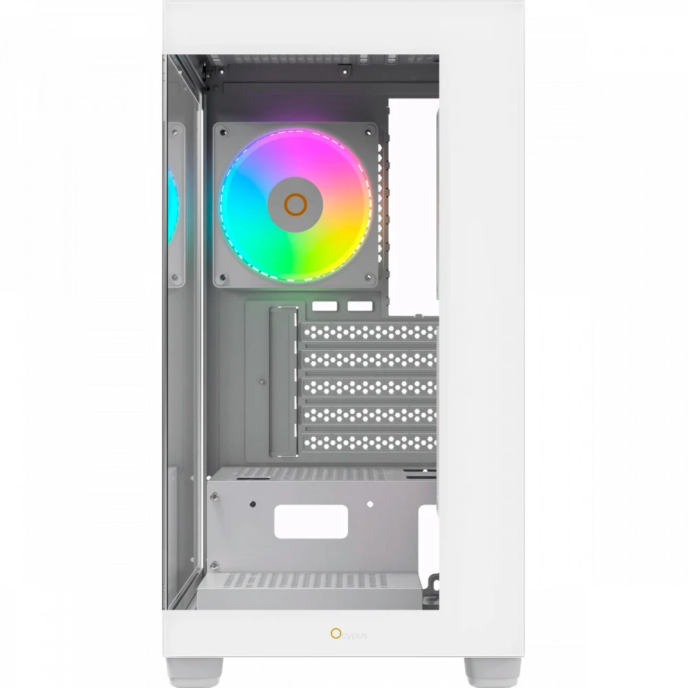Корпус Ocypus Gamma C52 WH ARGB mATX/ITX 3xUSB Белый Gamma-C52-WHD300XX-GL — 2