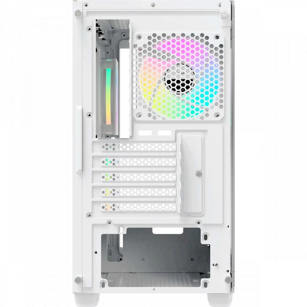 Корпус Ocypus Gamma C52 WH ARGB mATX/ITX 3xUSB Белый Gamma-C52-WHD300XX-GL — 4