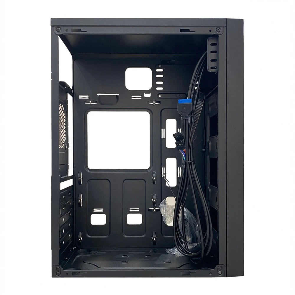 Корпус NOMAD NMD-C6016 mATX 1x3.5" 2x2.5" USB3.0х2 USB2.0х1 Черный, Без БП — 4