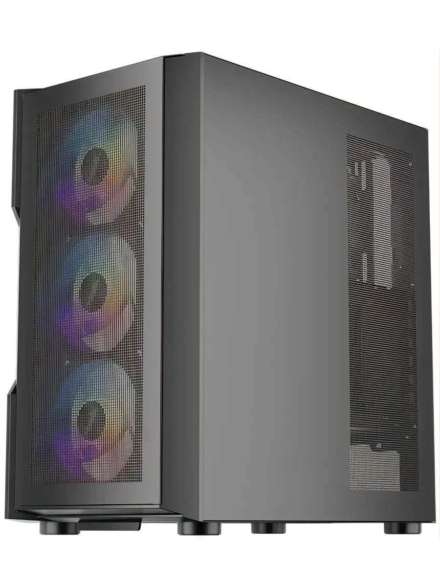 Компьютерный корпус 1STPLAYER T7-P BLACK без Б/П — 3