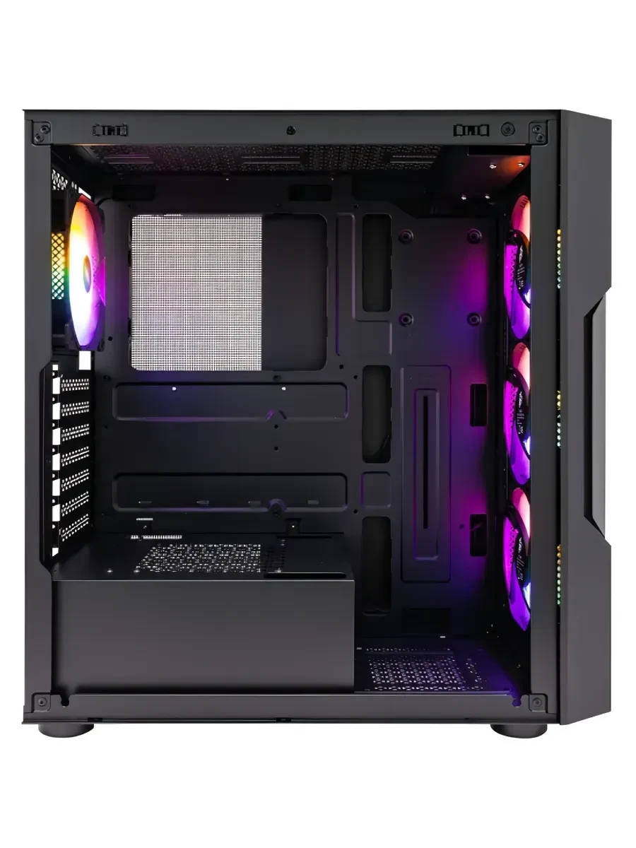 Компьютерный корпус 1STPLAYER T7-P BLACK без Б/П — 5