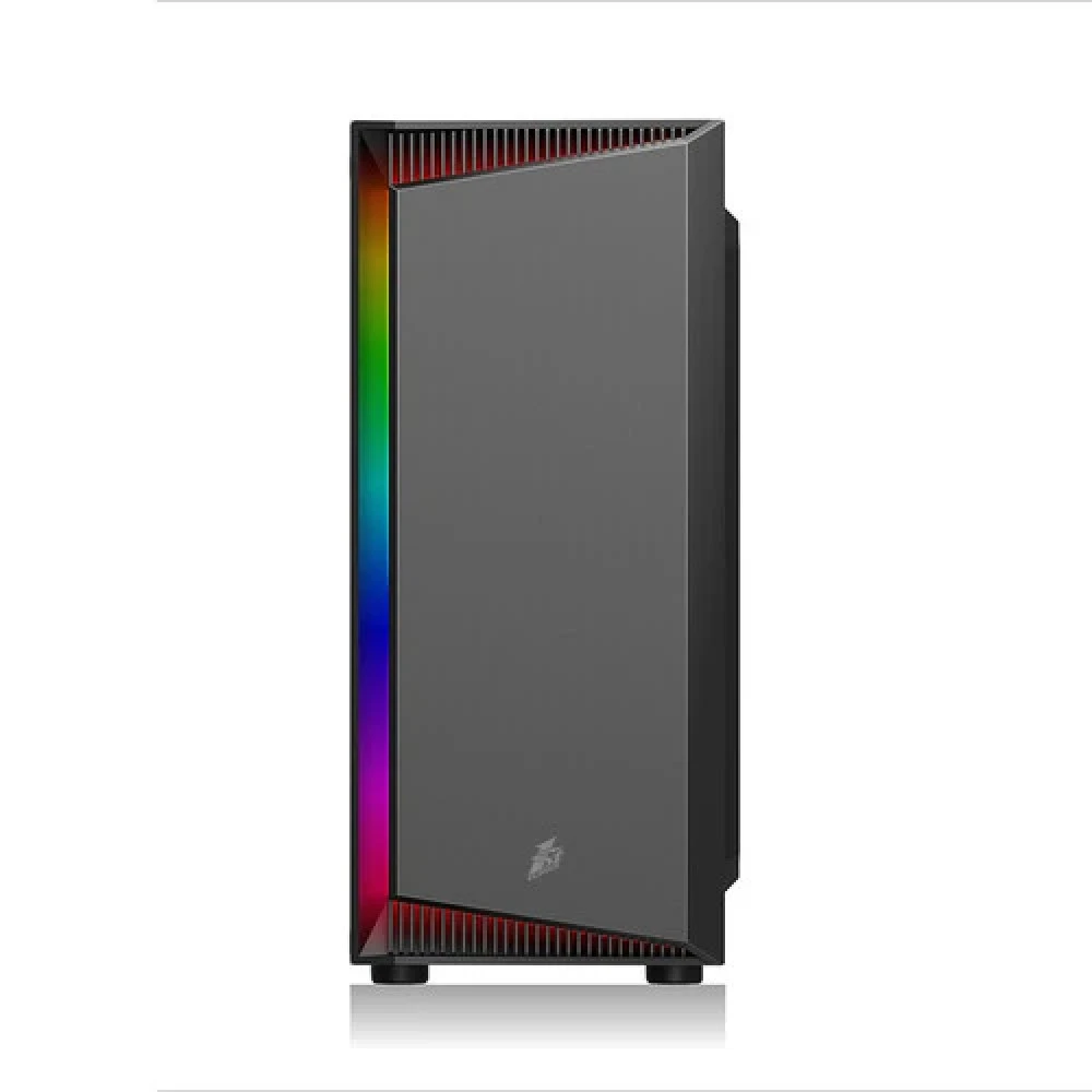 Корпус 1Stplayer RB-4-BK-1F5M, Midi Tower, m-ATX, Black, 2x3.5"/2x2.5", USB, USB3.0 — 5