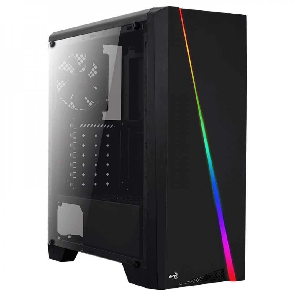 Корпус AeroCool Cylon Mini, Mini Tower, m-ATX, Black, 2x3.5"/2x2.5", USB, USB3.0, RGB — 4