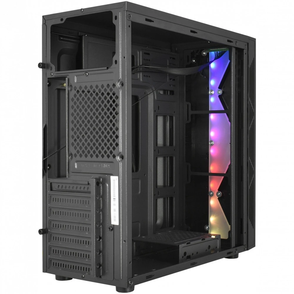 Корпус X-Game Galaxy, Midi Tower, ATX, Black, 2x3.5"/2x2.5", 2xUSB, RGB — 5