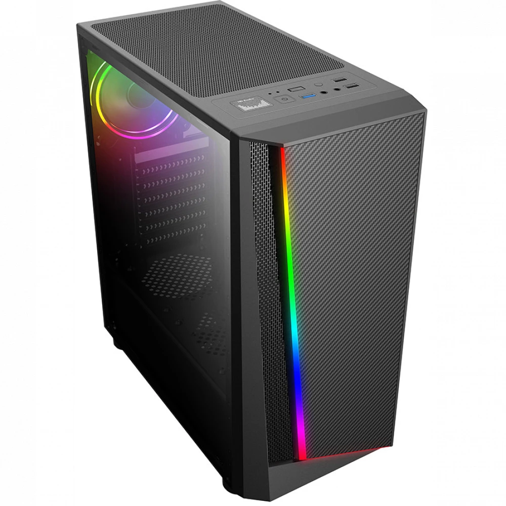 Корпус X-Game Megatron, Midi Tower, ATX, Black, 2x3.5"/2x2.5", 2xUSB, USB3.0, RGB — 4