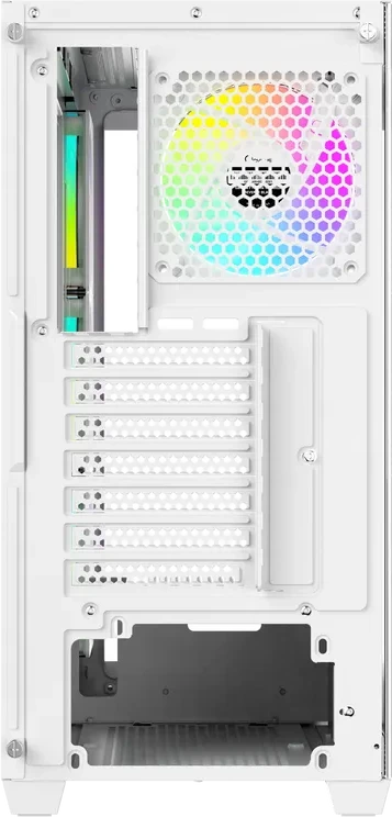 Корпус Ocypus Gamma C72 WH ARGB ATX/mATX/ITX 3xUSB Белый Gamma-C72-WHD400XX-GL — 4