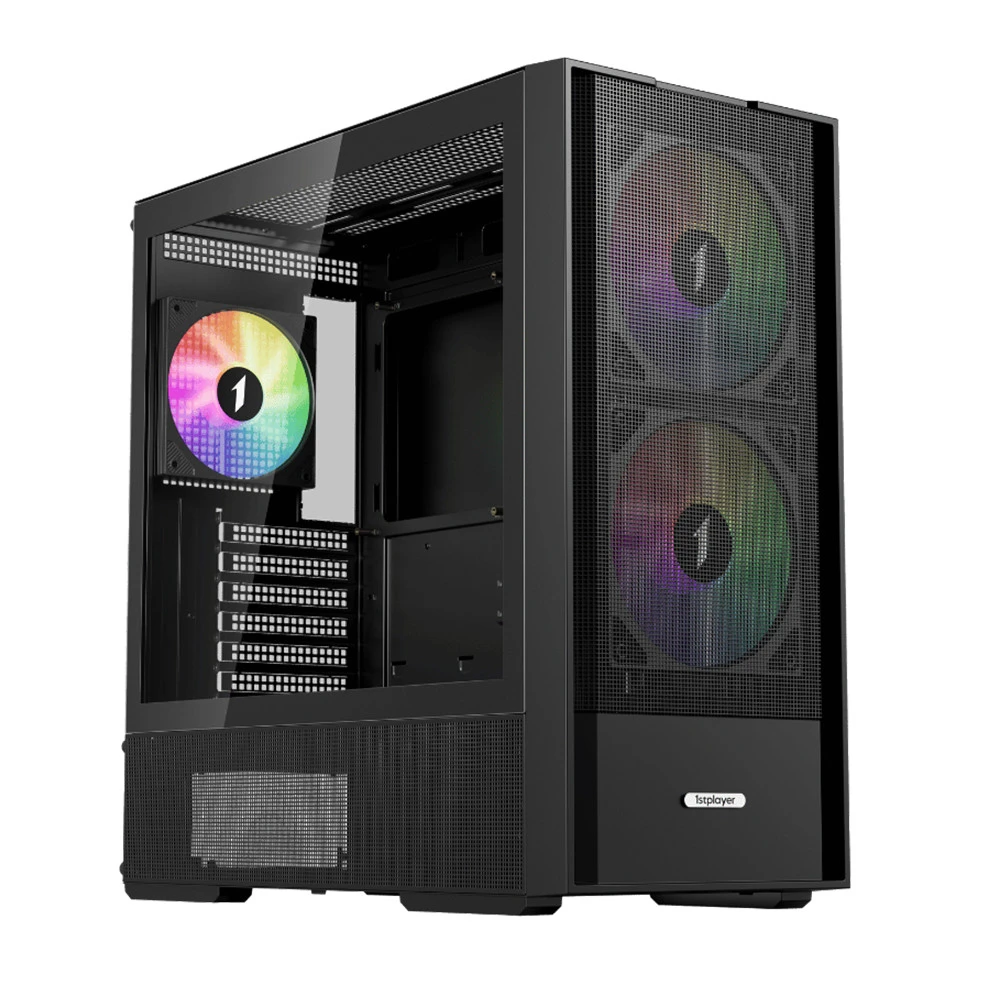Корпуса для компьютеров Lenovo Корпус 1Stplayer AU7-BK, Blac