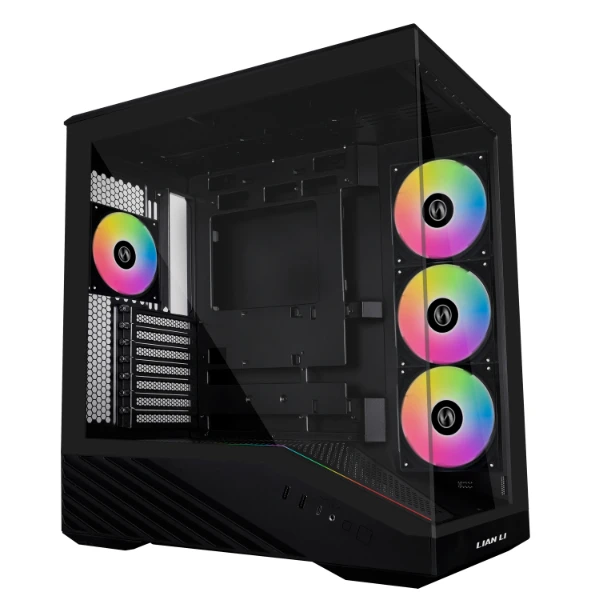 Корпус Lian Li Vector V100RW, Midi Tower, E-ATX, White, 1x3.5"/1x2.5", 2xUSB3.0, USB-C