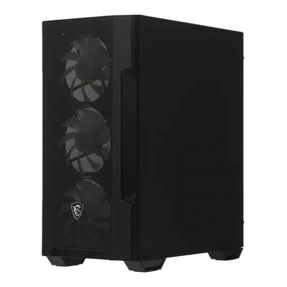 Корпус MSI MAG Forge M100R, Mini Tower, m-ATX, Black, 2x3.5"/2x2.5", 2xUSB2.0, USB3.0 — 4