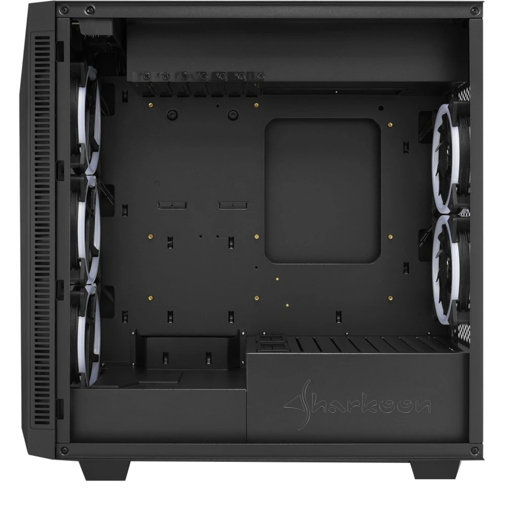 Корпус Sharkoon REV200, Midi Tower, ATX, Black, 2x3.5"/4x.2.5", 2xUSB2.0, 2xUSB3.0 — 5