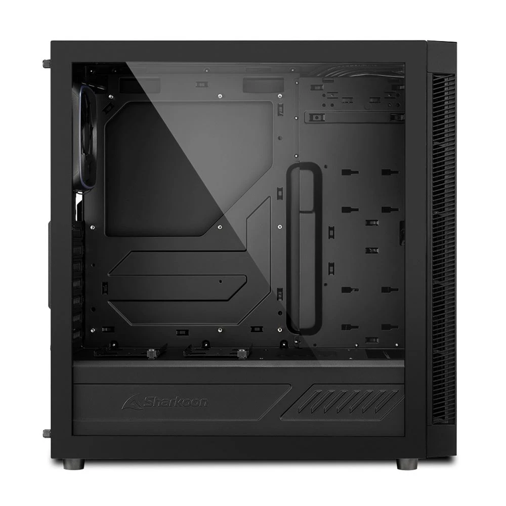Корпус Sharkoon TG6 RGB, Midi Tower, ATX, Black, 2x3.5"/4x2.5", 2xUSB2.0, 2xUSB3.0 — 4