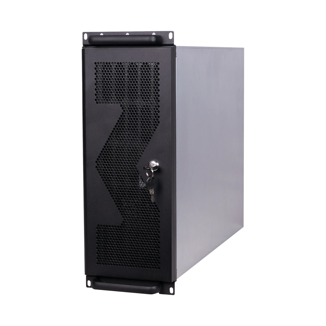 Корпус Delux DLC-MU415, 19" 4U, с салазками DLA-419, Black