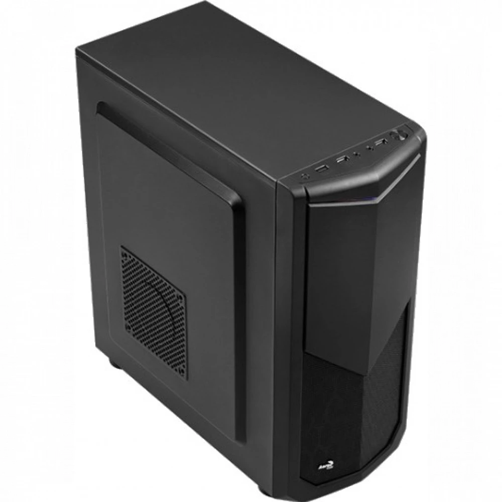 Компьютерный корпус Aerocool Tomahawk-S-BK-v2, ATX/Micro ATX, USB 2.0, чёрный