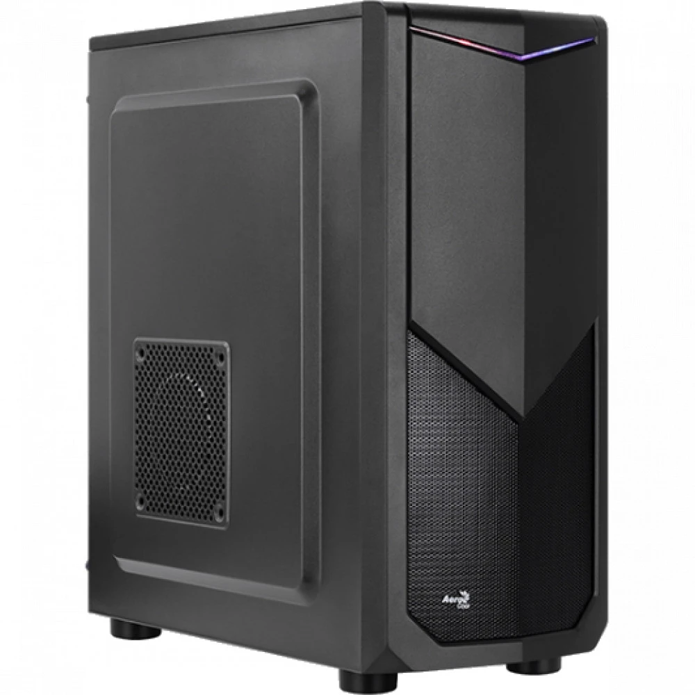 Компьютерный корпус Aerocool Tomahawk-S-BK-v2, ATX/Micro ATX, USB 2.0, чёрный — 4
