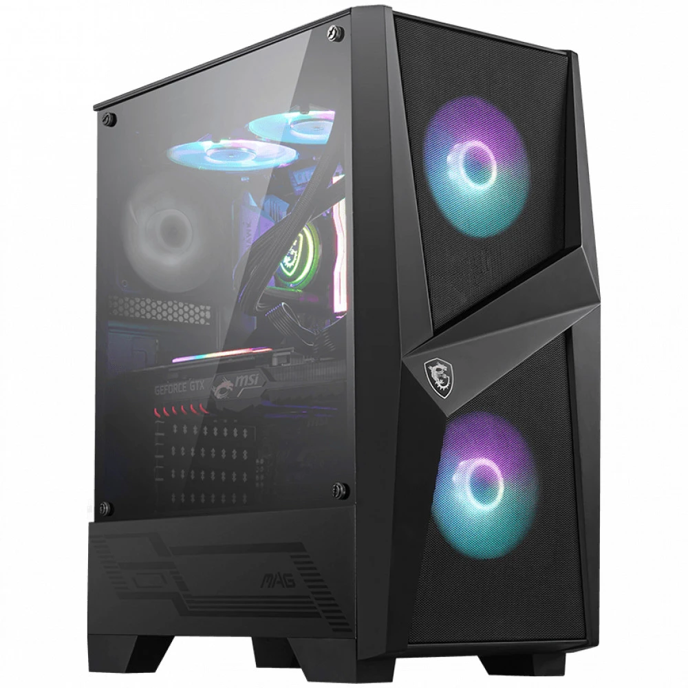 Корпус MSI MAG FORGE 100R, ATX/mATX/Mini-ITX, Black — 2