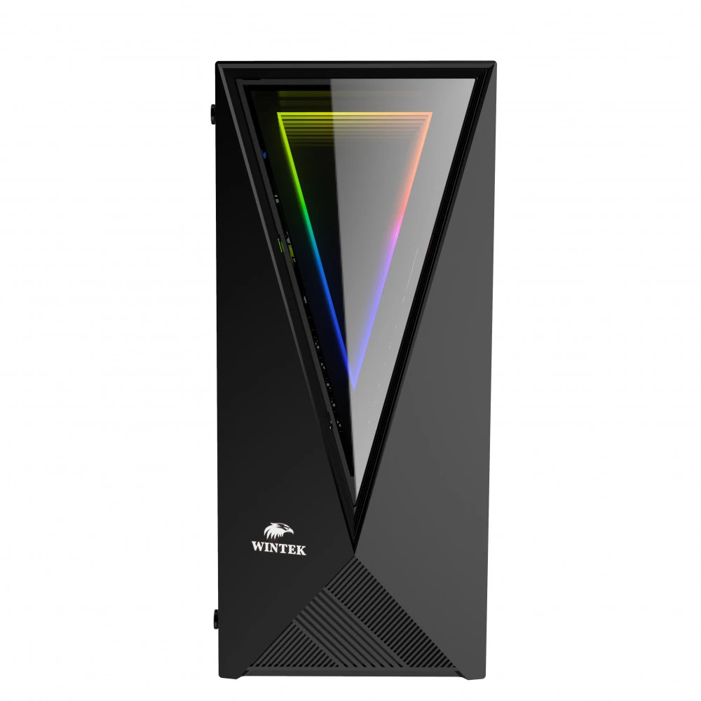 Корпус Wintek Space JX188-5 TG, Black — 2
